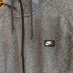 Nike Charcoal Full-Zip Hoodie